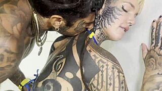 Tattooed Sexy Gay Princess Engages In Intense Training Session With DamiLVs