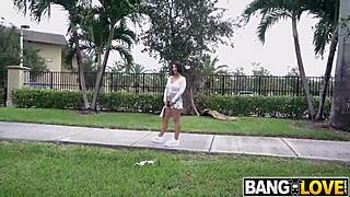 Pierced nipple Antonella LaSirena takes hard pounding action