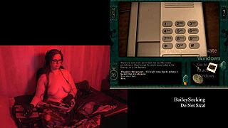 She asks, 'Want to see my big tits?'