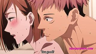 Young teens experience multiple orgasms in uncut hentai