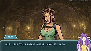 Star Chanel 34: Lara Croft Blowjob Scene