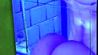 neighbor got us on cam while at the shower