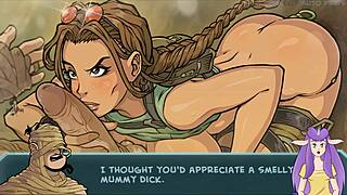 Star Chanel 34: Lara Croft Blowjob Scene