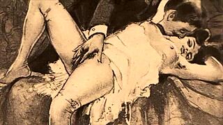 check out these cool vintage erotic drawings from way back