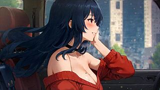Horny girlfriend rips his shirt off in Bluring the walls