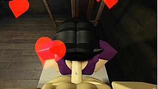 Roblox Slut Bent Over for Hard Cabin Pounding