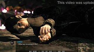 busty alien with big cock craves licking in 3d porn game