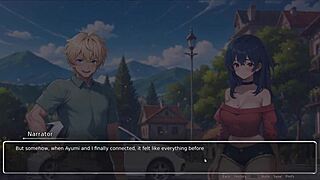 i can’t believe my horny girlfriend ripped my shirt off in this hentai game ep 2, damn she’s curvy!