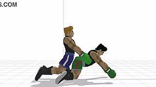 yo, little macs getting wild in gay action!