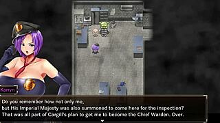 Hey, wanna see Karryn's prison threesome with a slime monster and thug?