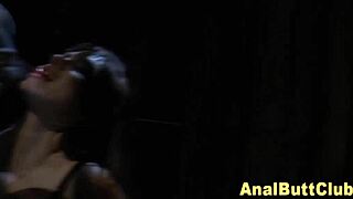 Woman with nice ass in intense scene