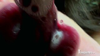 SOPHIA DROOLS MY SPIT WITH HER TONGUE FETISH