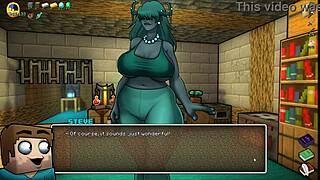 warden craves steve's big cock in hornycraft parody yoga pants fucking