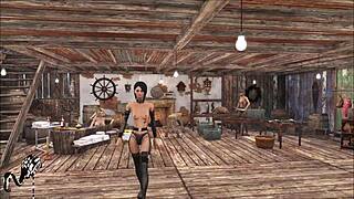 Chyler Leigh as top model in Fallout 4 fashion