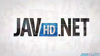 Hot asian babe delivers hardcore blowjob