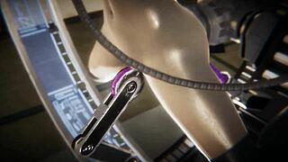 Hey, check Jessie Rasberry in this wild sex machine!