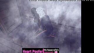 Erotic animation for women: Sauna pleasures