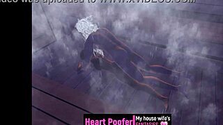 chilling at the sauna with some cartoon fun