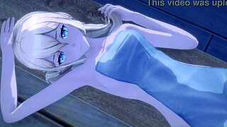 Koikatsu and Onsen themed 3D anime hentai