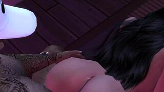 That little whore gives it up in TheSims4.
