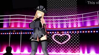 Mmd Bismarck Shakes Her Big Ass and Tits Intensely in 3D Hentai