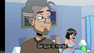 my stepmom caught me masturbating with monster cock in anime hentai