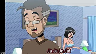 my stepmom caught me masturbating with monster cock in anime hentai