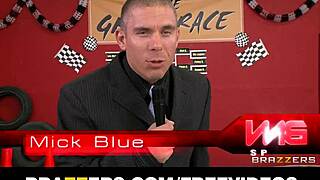 two competing brunettes share coach's monster cock in wild threesome. who wins this hot battle?