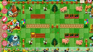 Booty Farm Hentai Game Part 10 with Cute Brunette Flashing Tits