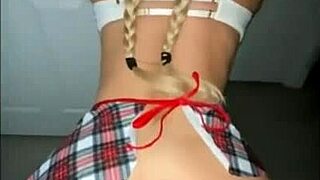 Beautiful Girl In Costume Gets Fucked From Behind Hard