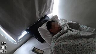 Tiktoker Brunette Babysitter Rides And Blowjobs In Homemade Close Up