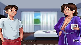 SummertimeSaga Babe Tastes Milk Straight From Tap E2