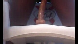 ebony girl rides dildo on chair feeling deep pleasure