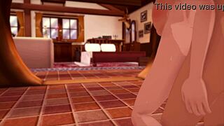 angelic barbara from genshin impact in hentai adventure