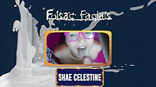 she gave a lousy blowjob, so cum splashed all over her face in pov