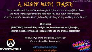 Ever tried a night with Tracer? Erotic Overwatch audio by Oolay-Tiger awaits!