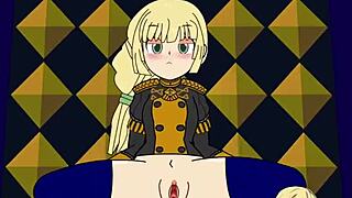 Ingrid Brandl Galatea flashes tits on holiday in anime.