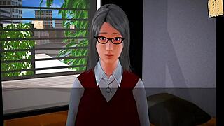 Blonde ass in 3D hentai family fun