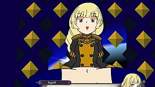 Ingrid Brandl Galatea flashes tits on holiday in anime.