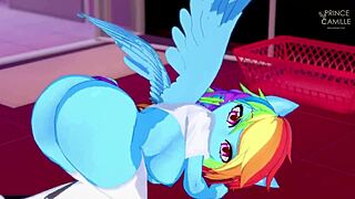 rainbow dash wants me to ride her after groping 😅