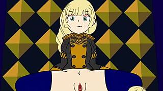 Ingrid Brandl Galatea flashes tits on holiday in anime.