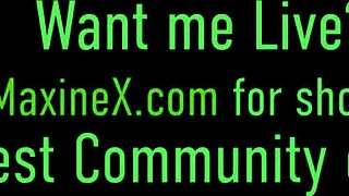 I, Maxine X, bang my Cambodian snatch with a dildo in pantyhose and heels. Love watching me?