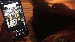 watching porn on tiktok with my stepsister, and we end up recording a video before our parents catch us.