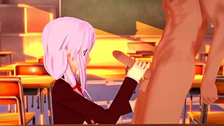 I Watch Inori Yuzuriha Get Creampied in Guilty Crown 3D Hentai