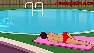 Ever wonder how a buff cartoon stud gets wild in the gym?