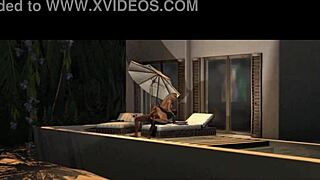 X starring ali lancrae and damien godard in an anime adventure