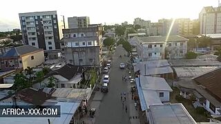 amateur ebony beauty's first date turns into sensual doggystyle blowjob big tits spooning riding