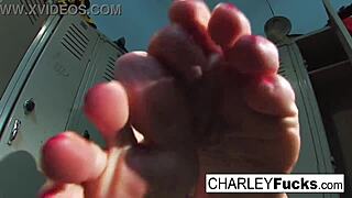 Charley Chase's Wild Lucha Libre Foot Fetish Action!