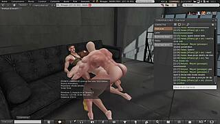 three gay guys in a casual trio