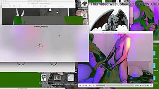 twink getting bareback on desk webcam